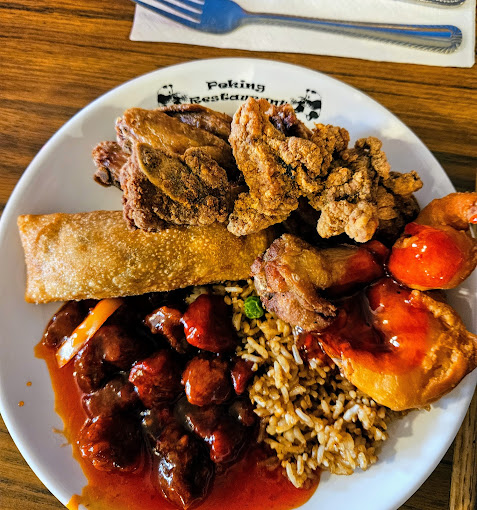 Peking Restaurant Chicken Wings Egg Roll Combo Meal